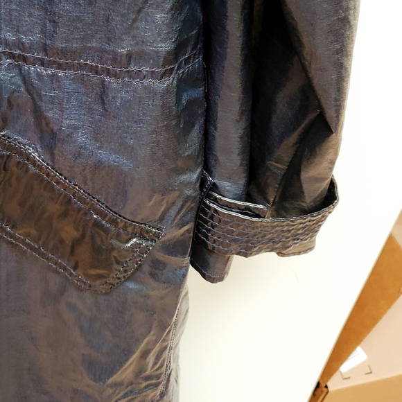 NWT  Free People Artificial Leather Trench… - Picture 5 of 6